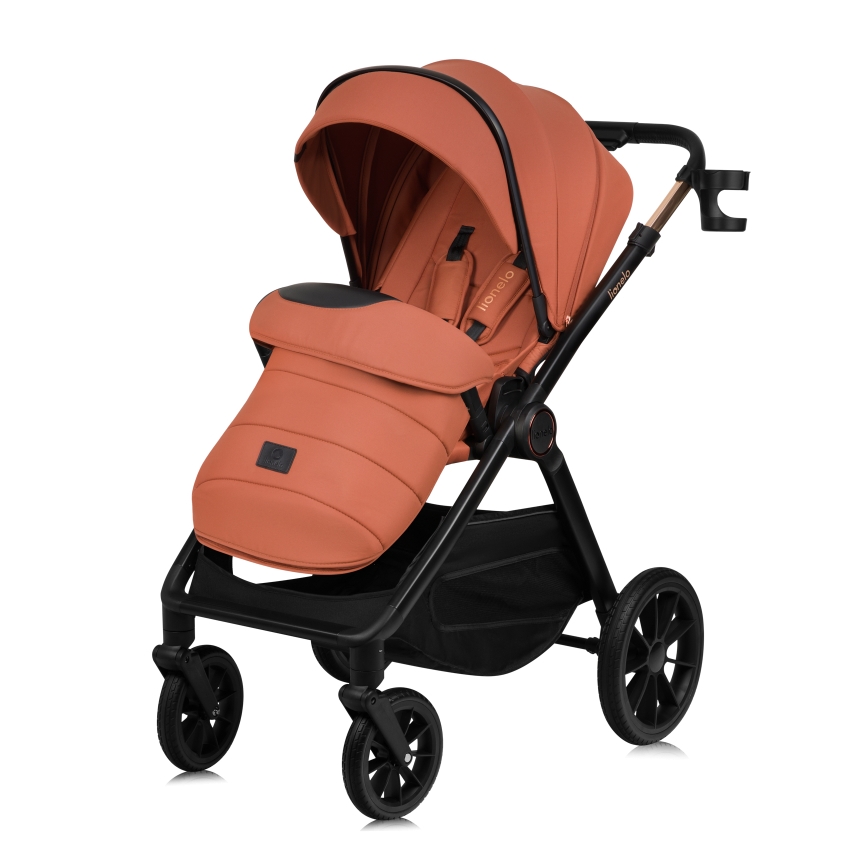 Lionelo - Kombinerad barnvagn 2-i-1 LAYLA Rostbrun