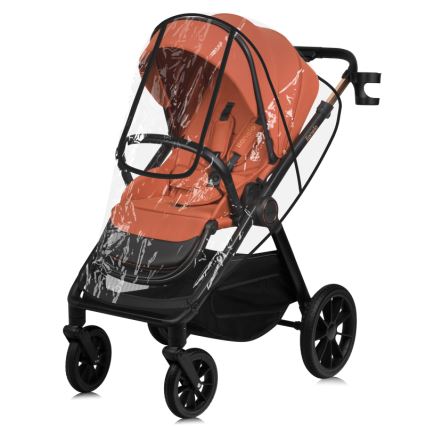 Lionelo - Kombinerad barnvagn 2-i-1 LAYLA Rostbrun
