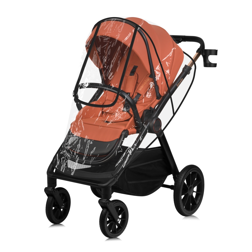 Lionelo - Kombinerad barnvagn 2-i-1 LAYLA Rostbrun
