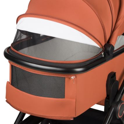 Lionelo - Kombinerad barnvagn 2-i-1 LAYLA Rostbrun