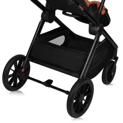 Lionelo - Kombinerad barnvagn 2-i-1 LAYLA Rostbrun