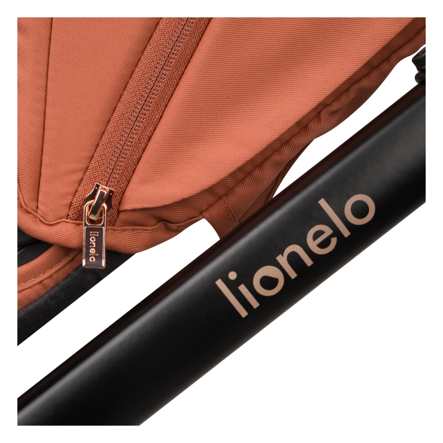 Lionelo - Kombinerad barnvagn 2-i-1 LAYLA Rostbrun