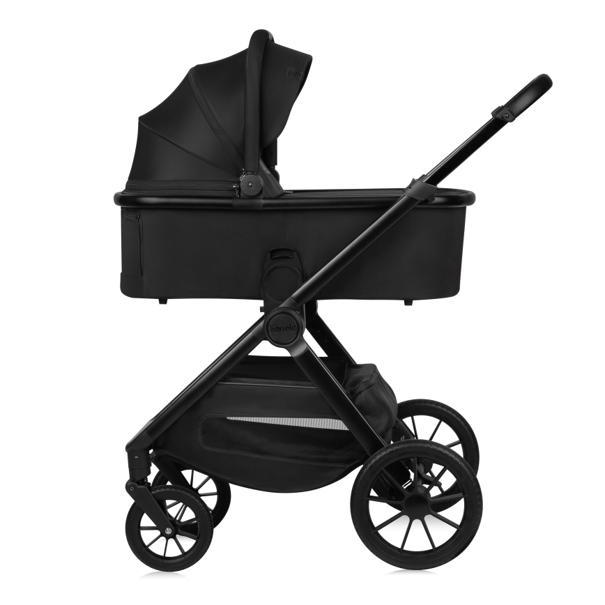 Lionelo - Kombinerad barnvagn 2-i-1 LAYLA Svart Onyx