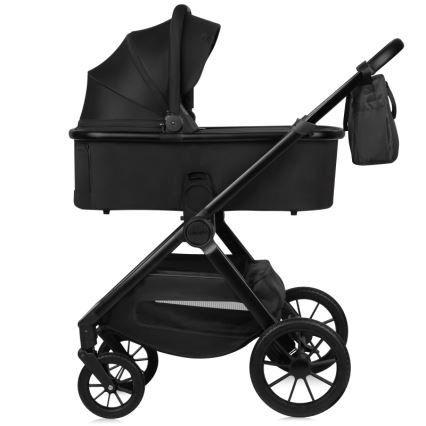 Lionelo - Kombinerad barnvagn 2-i-1 LAYLA Svart Onyx