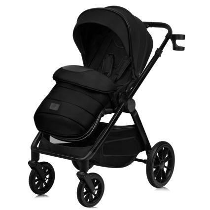 Lionelo - Kombinerad barnvagn 2-i-1 LAYLA Svart Onyx