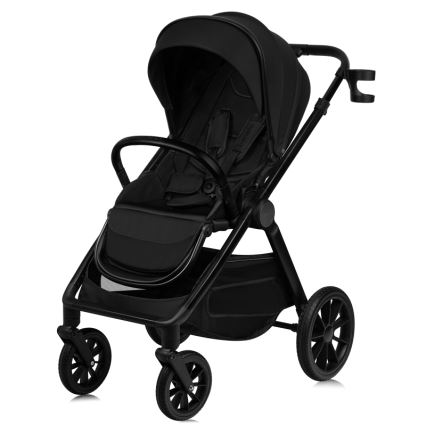 Lionelo - Kombinerad barnvagn 2-i-1 LAYLA Svart Onyx