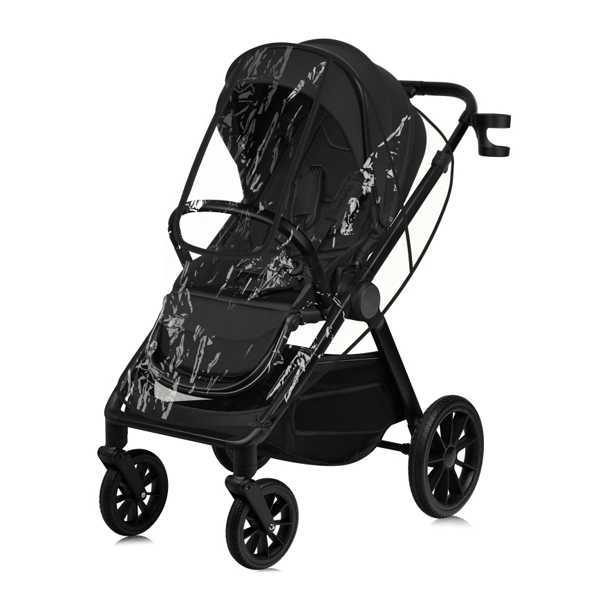 Lionelo - Kombinerad barnvagn 2-i-1 LAYLA Svart Onyx