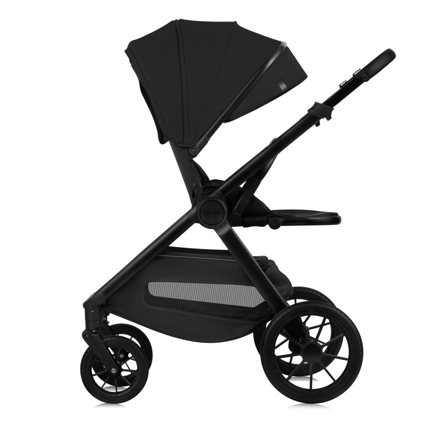 Lionelo - Kombinerad barnvagn 2-i-1 LAYLA Svart Onyx