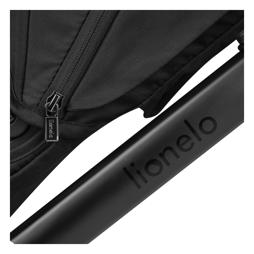 Lionelo - Kombinerad barnvagn 2-i-1 LAYLA Svart Onyx