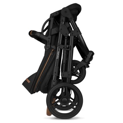Lionelo - Kombinerad barnvagn 2-i-1 MARI TOUR Black Onyx