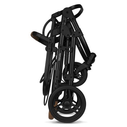 Lionelo - Kombinerad barnvagn 2-i-1 MARI TOUR Black Onyx