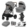 Lionelo - Kombinerad barnvagn 2-i-1 MARI TOUR Grey Stone