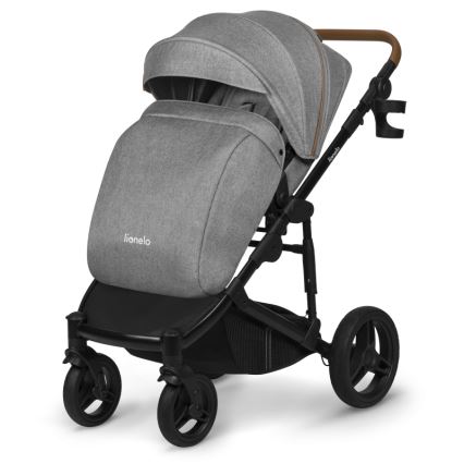 Lionelo - Kombinerad barnvagn 2-i-1 MARI TOUR Grey Stone