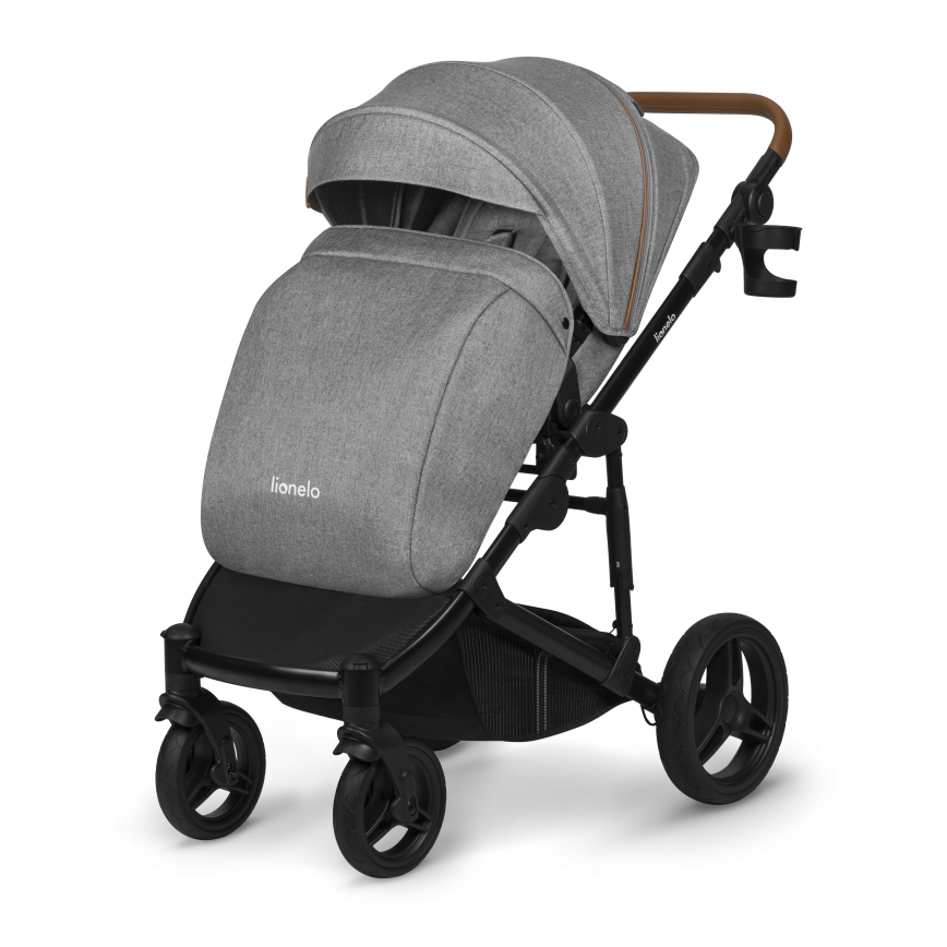 Lionelo - Kombinerad barnvagn 2-i-1 MARI TOUR Grey Stone