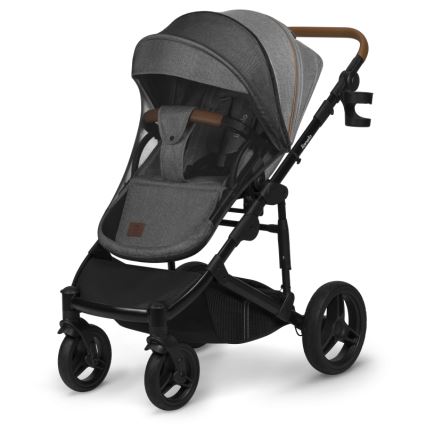 Lionelo - Kombinerad barnvagn 2-i-1 MARI TOUR Grey Stone