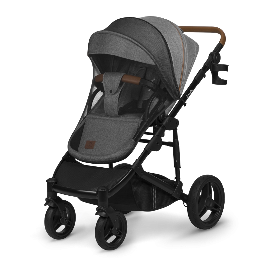 Lionelo - Kombinerad barnvagn 2-i-1 MARI TOUR Grey Stone