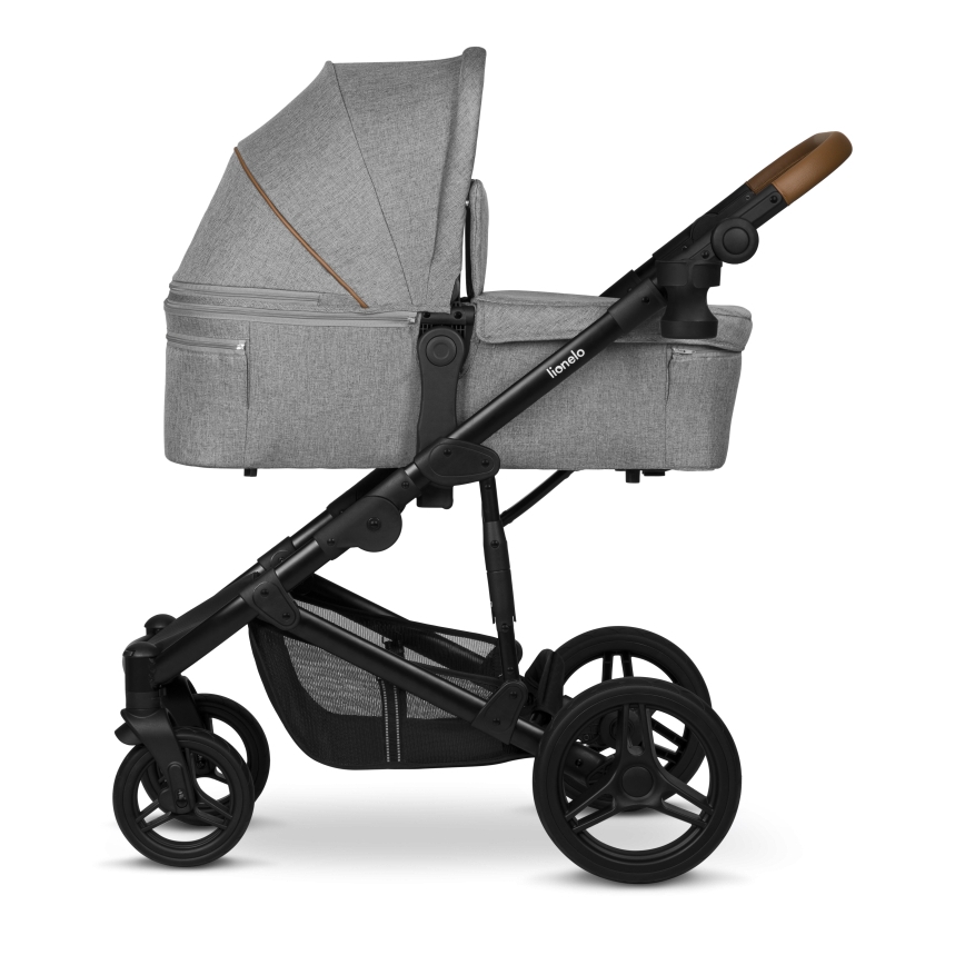 Lionelo - Kombinerad barnvagn 2-i-1 MARI TOUR Grey Stone