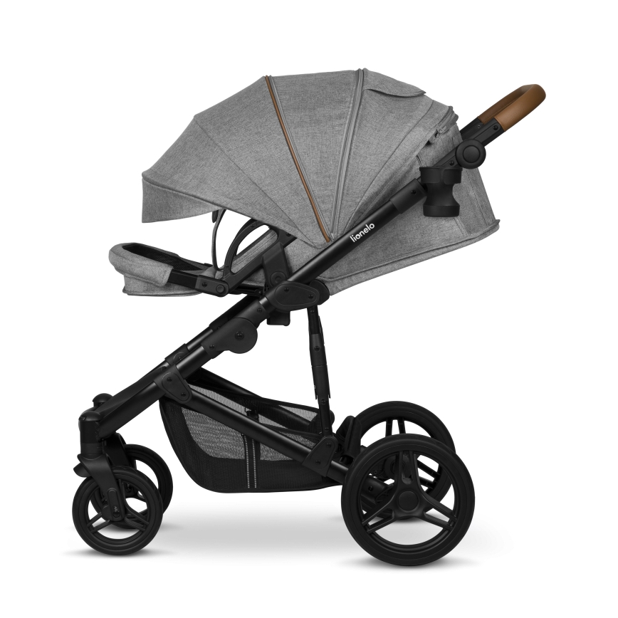 Lionelo - Kombinerad barnvagn 2-i-1 MARI TOUR Grey Stone