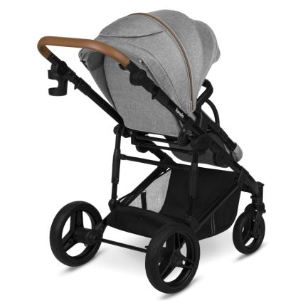 Lionelo - Kombinerad barnvagn 2-i-1 MARI TOUR Grey Stone