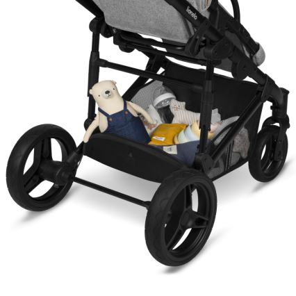 Lionelo - Kombinerad barnvagn 2-i-1 MARI TOUR Grey Stone