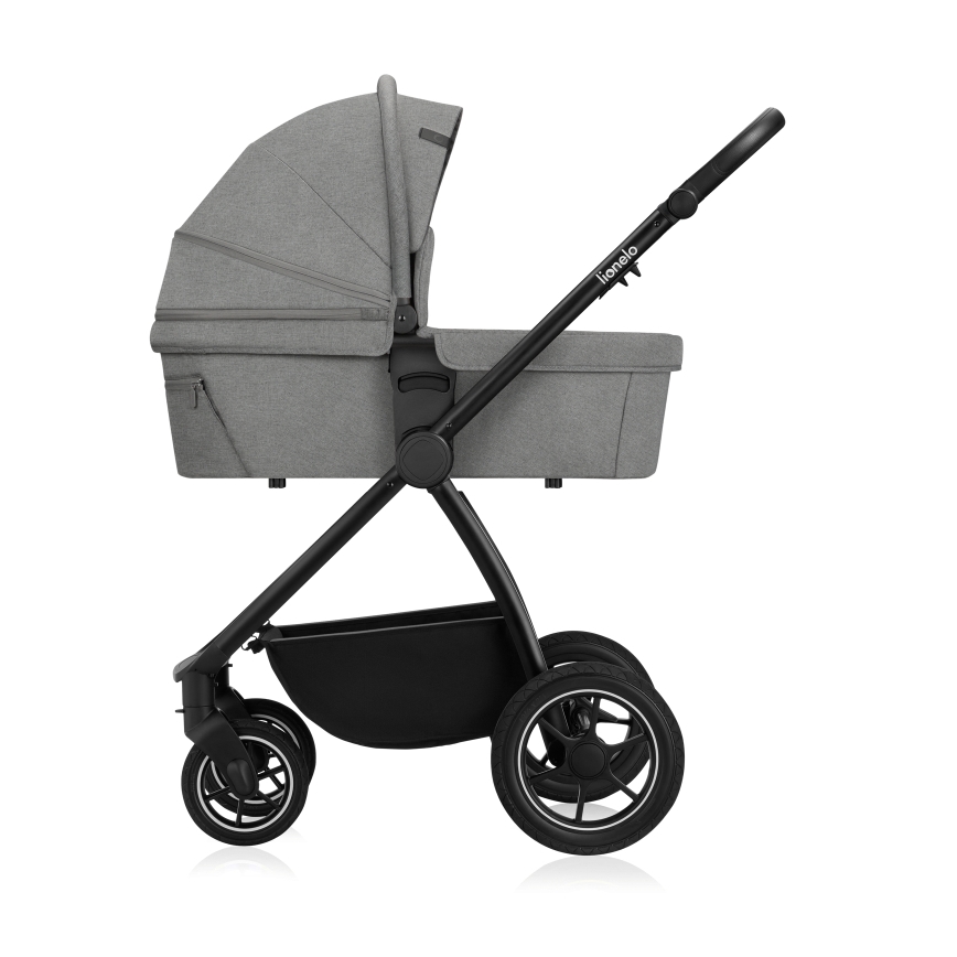 Lionelo - Kombinerad barnvagn 2-i-1 MERIL Grey Stone