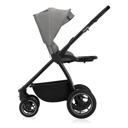 Lionelo - Kombinerad barnvagn 2-i-1 MERIL Grey Stone