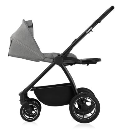 Lionelo - Kombinerad barnvagn 2-i-1 MERIL Grey Stone