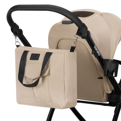 Lionelo - Kombinerad barnvagn 2-i-1 MERIL Sandbeige