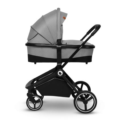Lionelo - Kombinerad barnvagn 2-i-1 MIKA Grey Stone