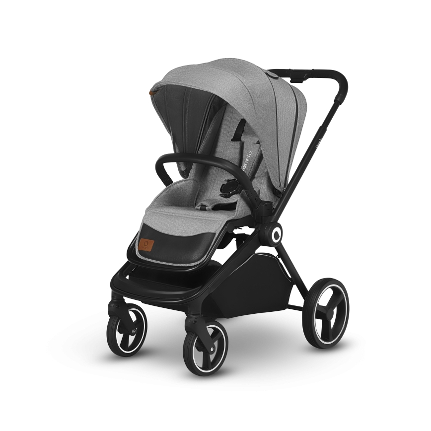 Lionelo - Kombinerad barnvagn 2-i-1 MIKA Grey Stone