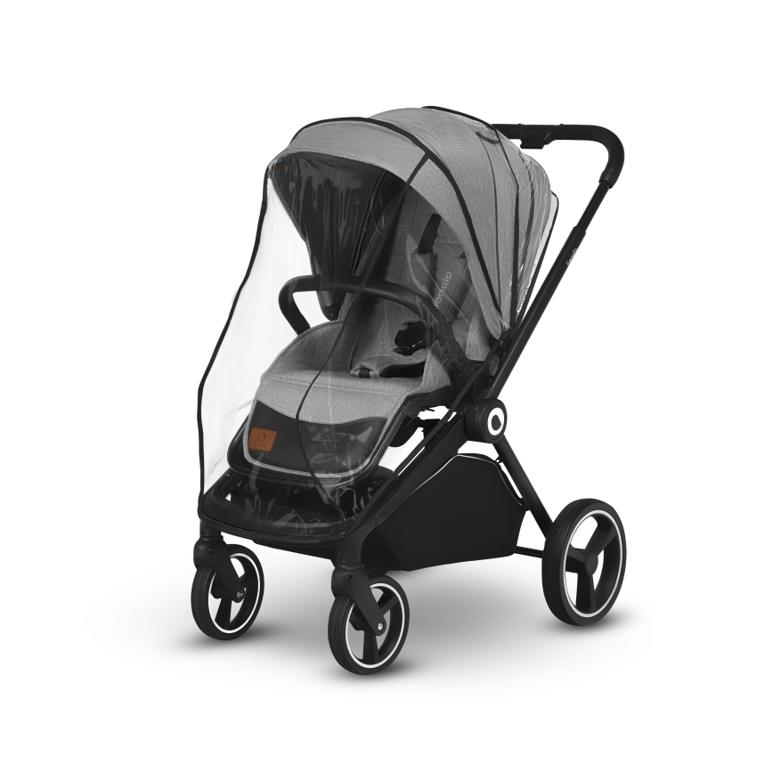 Lionelo - Kombinerad barnvagn 2-i-1 MIKA Grey Stone