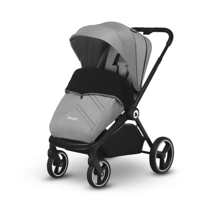 Lionelo - Kombinerad barnvagn 2-i-1 MIKA Grey Stone