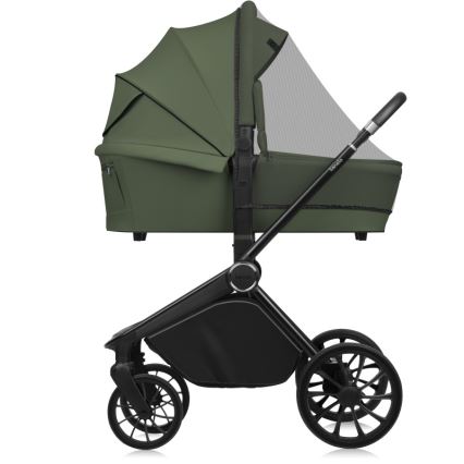 Lionelo - Kombinerad barnvagn 2-i-1 MIKA PLUS Olivgrön