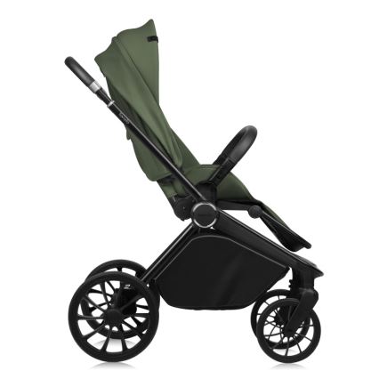 Lionelo - Kombinerad barnvagn 2-i-1 MIKA PLUS Olivgrön
