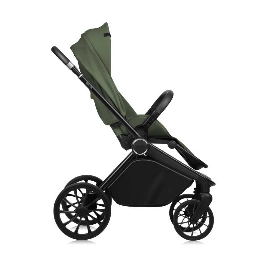 Lionelo - Kombinerad barnvagn 2-i-1 MIKA PLUS Olivgrön