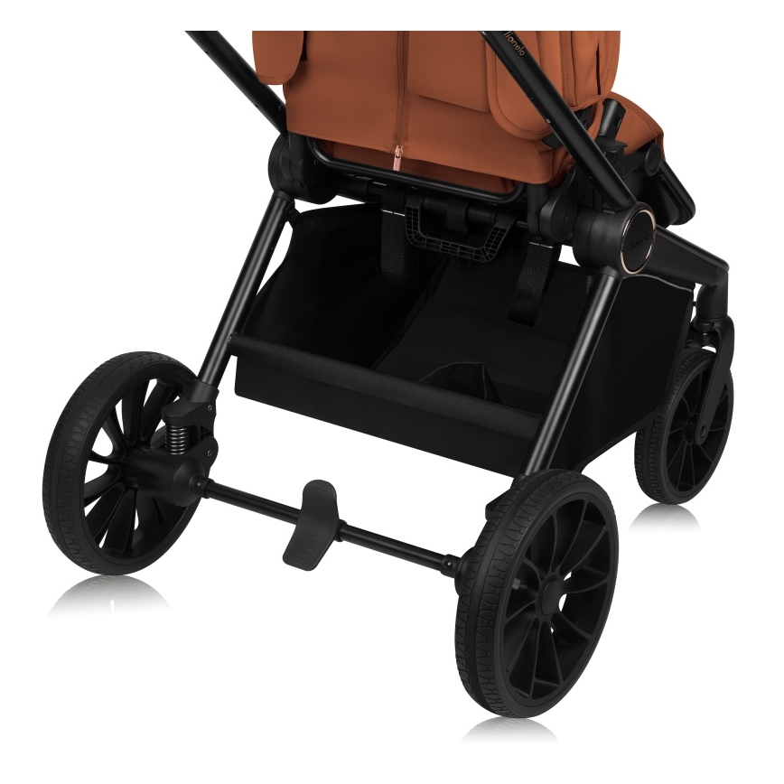 Lionelo - Kombinerad barnvagn 2-i-1 MIKA PLUS rostbrun