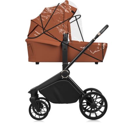 Lionelo - Kombinerad barnvagn 2-i-1 MIKA PLUS rostbrun