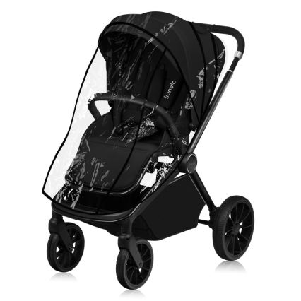 Lionelo - Kombinerad barnvagn 2-i-1 MIKA PLUS Svart Onyx
