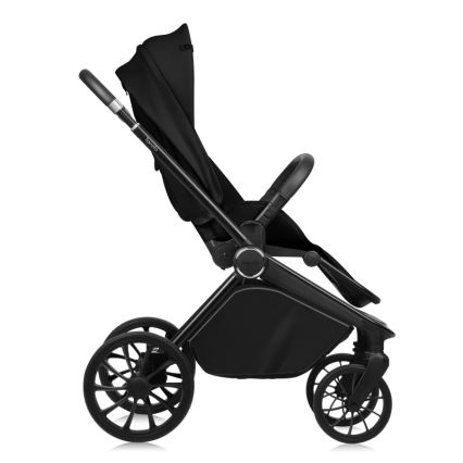 Lionelo - Kombinerad barnvagn 2-i-1 MIKA PLUS Svart Onyx