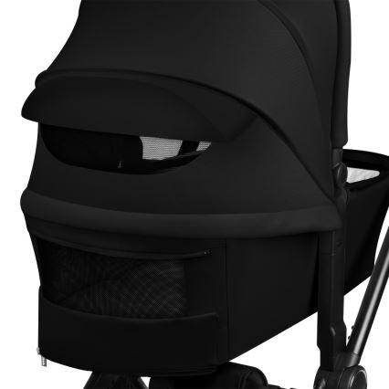 Lionelo - Kombinerad barnvagn 2-i-1 MIKA PLUS Svart Onyx