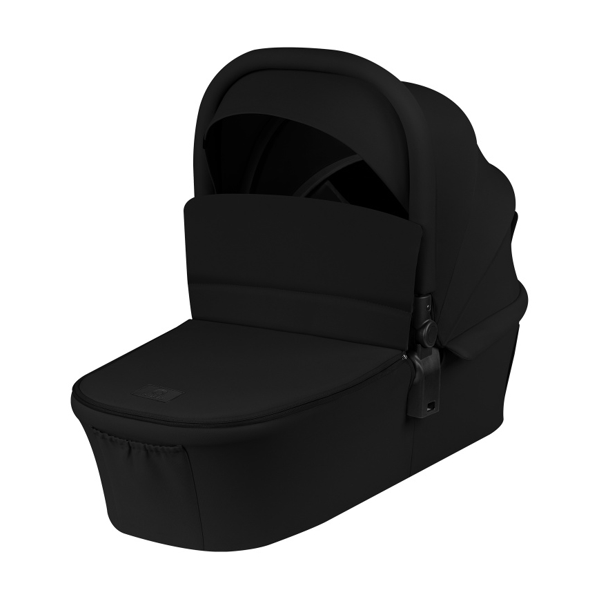 Lionelo - Kombinerad barnvagn 2-i-1 MIKA PLUS Svart Onyx