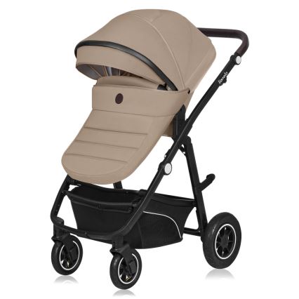 Lionelo - Kombinerad barnvagn 3-i-1 BIANKA Beige Sand