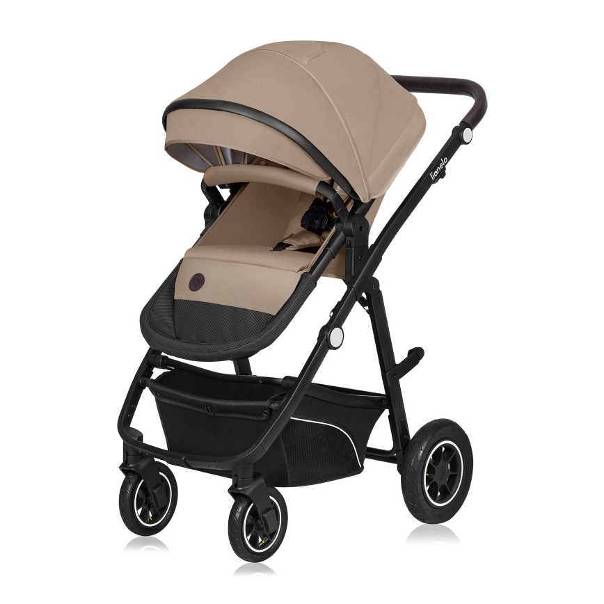 Lionelo - Kombinerad barnvagn 3-i-1 BIANKA Beige Sand