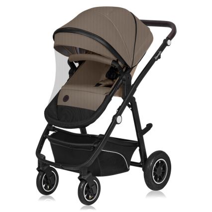 Lionelo - Kombinerad barnvagn 3-i-1 BIANKA Beige Sand