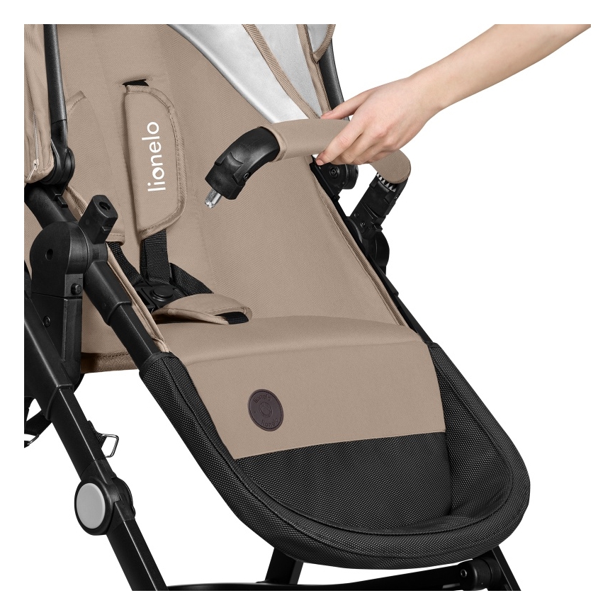 Lionelo - Kombinerad barnvagn 3-i-1 BIANKA Beige Sand