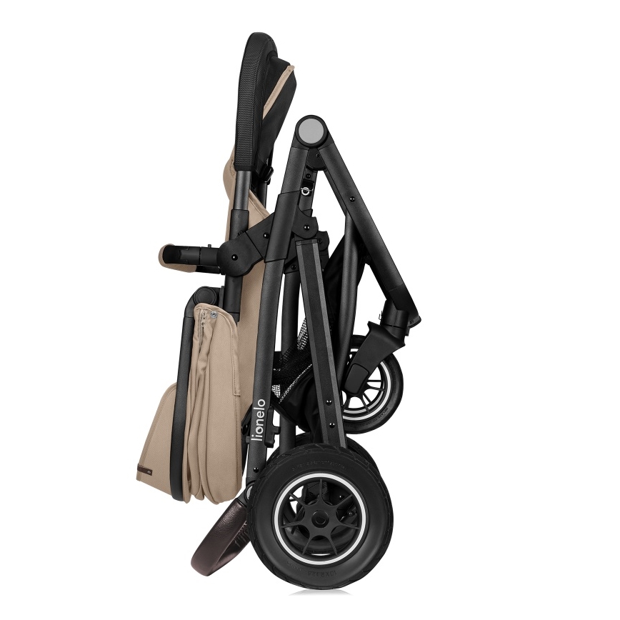 Lionelo - Kombinerad barnvagn 3-i-1 BIANKA Beige Sand