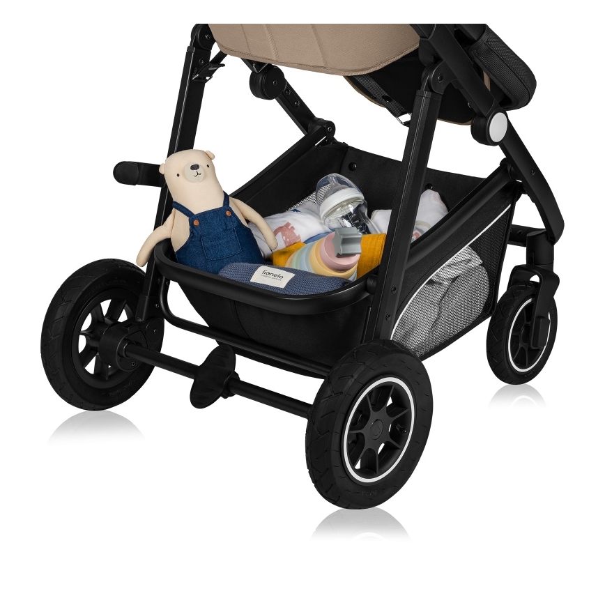 Lionelo - Kombinerad barnvagn 3-i-1 BIANKA Beige Sand