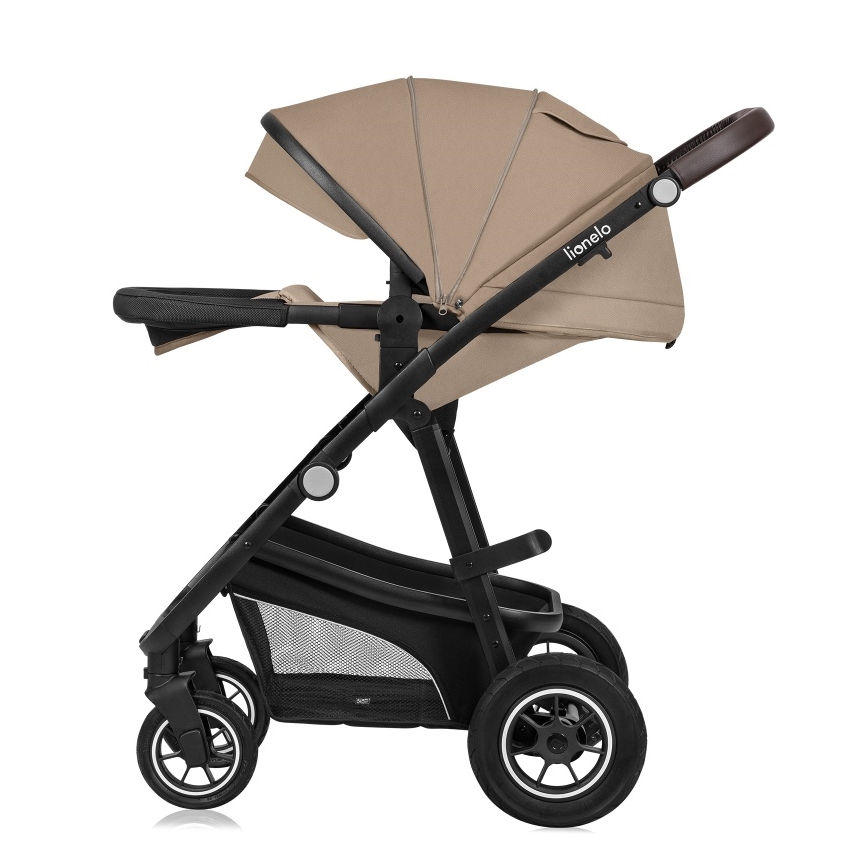 Lionelo - Kombinerad barnvagn 3-i-1 BIANKA Beige Sand