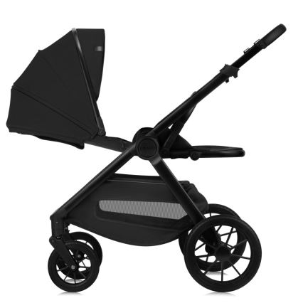 Lionelo - Kombinerad barnvagn 3-i-1 LAYLA Black Onyx