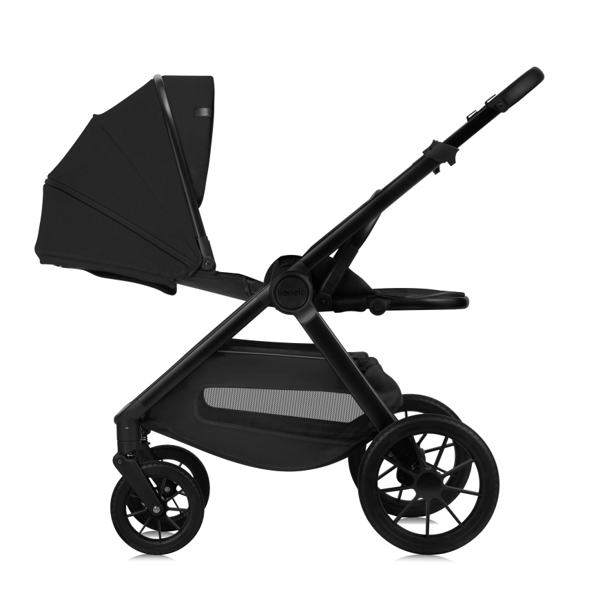 Lionelo - Kombinerad barnvagn 3-i-1 LAYLA Black Onyx